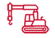Freno hidráulico para equipos de construcción